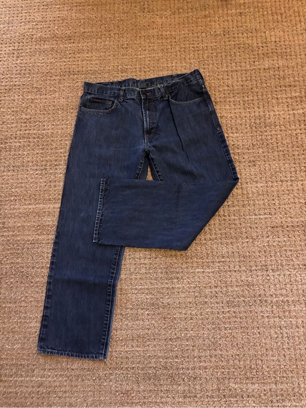 Calvin Klein Jeans Men's Indigo Straight Leg Jeans